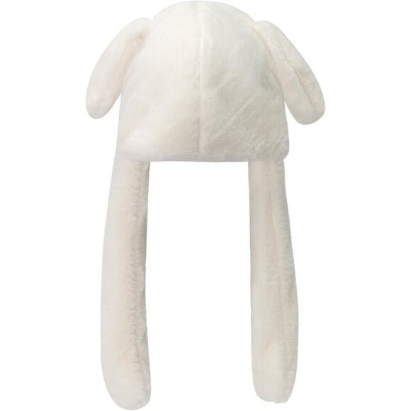 ⭐Women Anime Plush Dog Ear Moving Jumping Hat Fluffy Beanie Cap Cartoon Hat